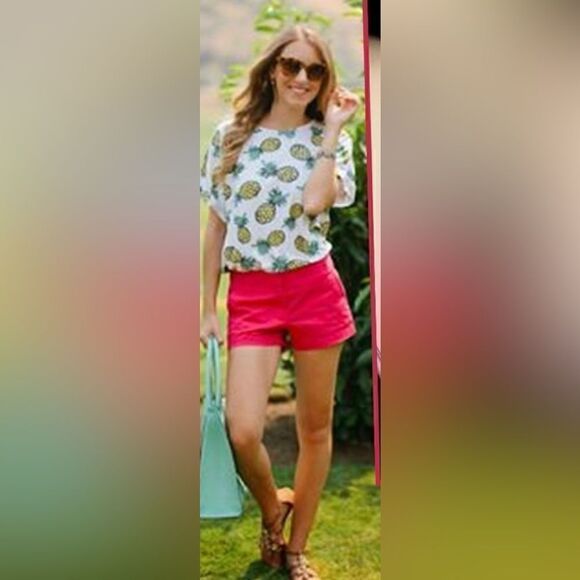 NWT The Limited Tailored Temper Pink Shorts - Picture 1 of 5